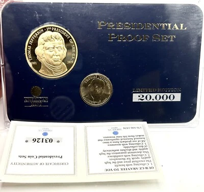 American Mint Limited Edition US Presidential Proof Set Thomas Jefferson #3126 - Image 1 of 4