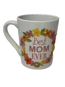 NUOVA TAZZA CAFFÈ flomo MIGLIORE MAMMA DI SEMPRE fiori floreale - Foto 1 di 7