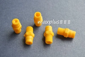2pcs 1/8 "bspt Boquilla de atomización de plástico PP Boquilla de pulverización de cono Amarillo - Imagen 1 de 2