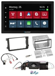Blaupunkt Lenkrad Bluetooth DAB 2DIN USB Autoradio für VW Amarok Beetle EOS Cadd - Bild 1 von 12