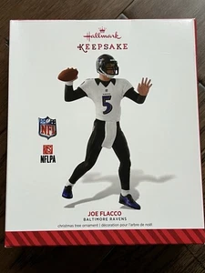 HALLMARK 2014 JOE FLACCO BALTIMORE RAVENS NFL ADORNO DE FÚTBOL AMERICANO - Imagen 1 de 1
