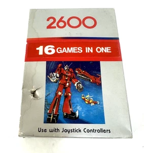 16 GAMES IN ONE ATARI 2600 MULTIGAMES COMPATIBLE - Foto 1 di 3