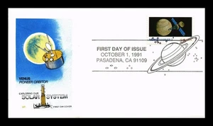 DR JIM STAMPS US COVER VENUS MARINER 2 SPACE EXPLORATION FDC HF CACHET - Picture 1 of 2
