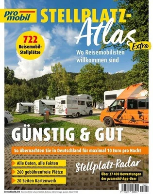 promobil Stellplatz-Atlas 01/2025  - Bild 1 von 4