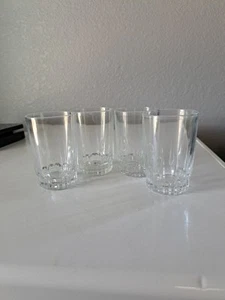 Set Of 4 Crystal Style Juice Glasses - Picture 1 of 5