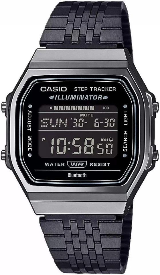 Orologio Casio Bluetooth Steptracker Acciaio Iconic ABL-100WEGG-1BEF Nero - Immagine 1 di 1