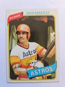 1980 TOPPS JULIO GONZALEZ #696 EX/MT - Picture 1 of 1
