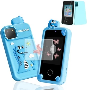 Telefono Giocattolo Bambini Bambini Smartphone per Bambino Ragazzo Ragazza Touchscreen Fotocamera Giochi - Foto 1 di 13