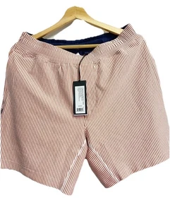 Rhone 6” Seersucker Rec Shorts- UNLINED Mens Medium New With Tags - Picture 1 of 5