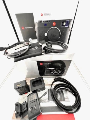 Telêmetro Digital Leica M11 60MP - Acabamento Preto - Estado Perfeito com Caixa e Acessórios  - Imagem 1 de 4