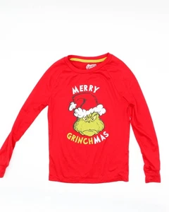 Dr. Seuss "Merry Grinchmas" Langarm Grafik T-Shirt, The Grinch, Jungen 8 - Bild 1 von 6