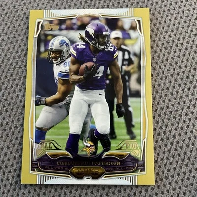 2014 Topps #36 Cordarrelle Patterson Gold #19/2014 Card Minnesota Vikings - Image 1 of 2