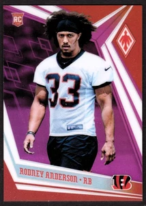 2019 Panini Phoenix Pink #168 Rodney Anderson RC 057/199 ROOKIE BENGALS - Picture 1 of 2
