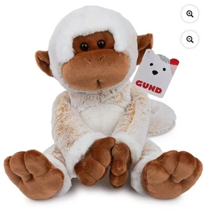 Gund Tilly der Affe Premium-Plüschtier cremefarben/braun 15 Zoll - Bild 1 von 2