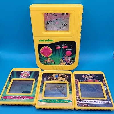 Vintage 1994 Power Rangers Game Wizard Portátil e 3 Jogos Funciona - Imagem 1 de 4