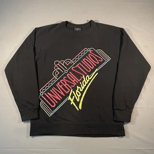Universal Studios Florida Neon Crewneck Sweatshirt Unisex Size M - Picture 1 of 7