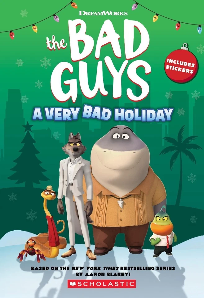 the Bad Guys: A Very Bad Holiday (DreamWorks) by Aaron Blabey Paperback Book - Image 1 of 1