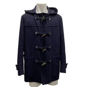 Auth LOUIS VUITTON - Navy Men's Coat wool, cashmere - Picture 1 of 12