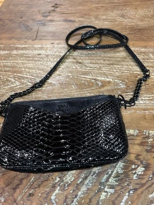 Bolso Bandolera Victoria's Secret Negro Lentejuelas Brillante, Pequeño Foto 1 de 4