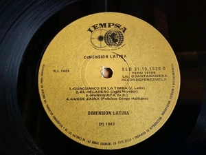 Dimension Latina "Producto De Exportacion" With Cover Import Peru IEMPSA 1987 - Picture 1 of 6