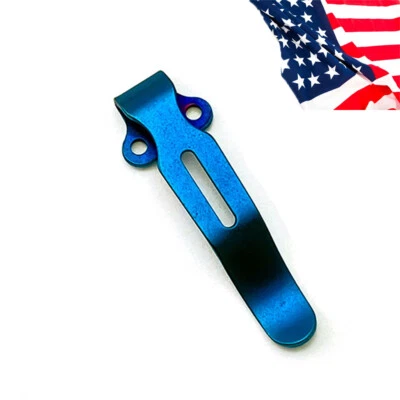 Blue Deep Carry Pocket Clip for Benchmade 940 941 560 556 535 Stainless Steel - Image 1 of 4