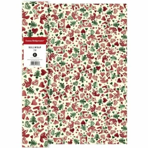 Emma Bridgewater CHRISTMAS JOY modello cuori rotolo avvolgente 3 m x 700 mm - Foto 1 di 1