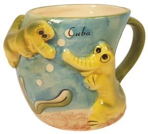 Coffee Mug Alligator Crocodile 3D Jungle Humor Fun No.2 Souvenir 8-10 oz A36 # - Picture 1 of 5