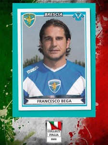 2010-11 PANINI FOOTBALLER FIGURE WITH VELINA N 55 FRANCESCO BEGA