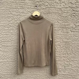 Rollkragenpullover Junior camel beige Wollmischung M/L von Prinzessin Polly - Bild 1 von 3