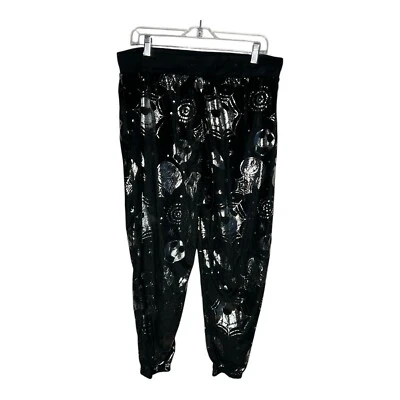 Pesadilla antes de Navidad Pantalones Disney Mujer Grande Salón Jogger Terciopelo Foto 1 de 4