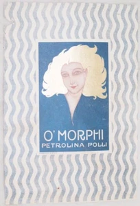 PUBBLICITA O’MORPHI PETROLINA POLLI CAPELLI COSMETICI MODA TRUCCHI RECLAME 1930 - Picture 1 of 1