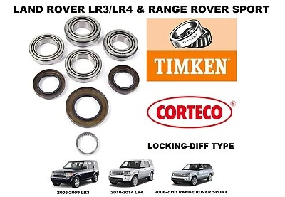 Kit de cojinete diferencial trasero Land Rover LR3 LR4 Range Rover Sport diferencial de bloqueo Foto 1 de 3
