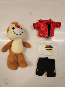 Disney nuiMOs Chip & Dale bewegliche Plüschpuppe mit Frauen Empower Frauen Outfit - Bild 1 von 9