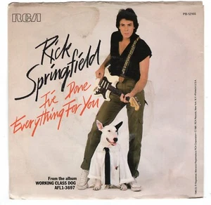 Rick Springfield-I've Done Everything For You Mint-) - Picture 1 of 2
