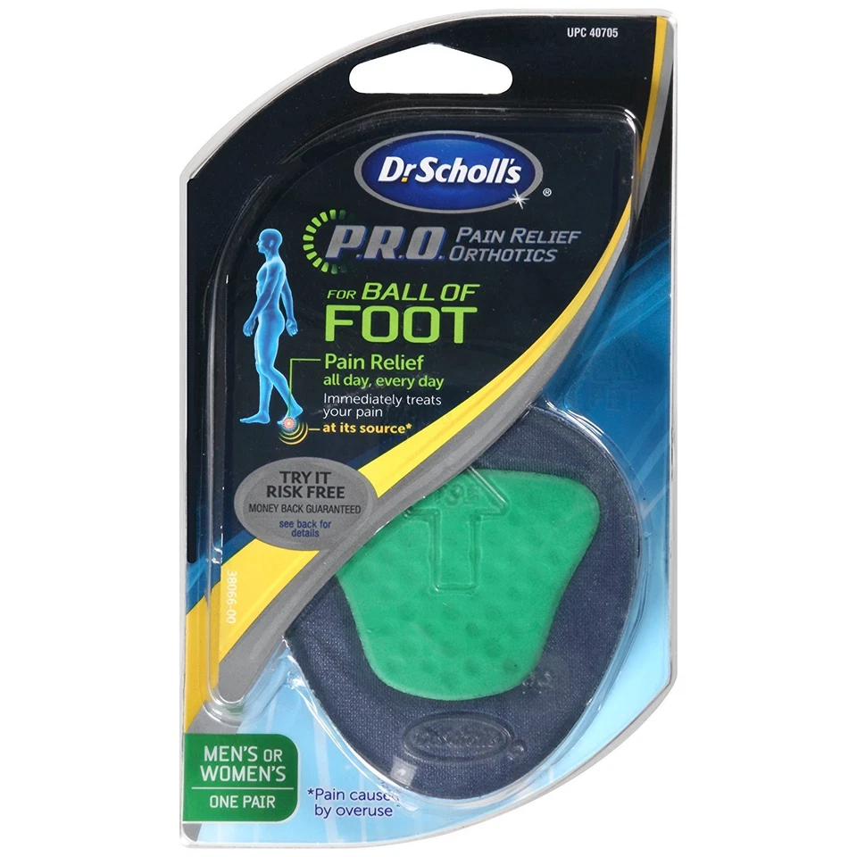 Dr. Scholl’s Relief Orthotics Ball of Foot Pain 1pr 011017569947t600