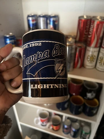 Vintage NHL Tampa Bay Lightning Ceramic Coffee Mug Cover