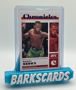 2023 Panini Chronicles UFC Randy Brown #74 Blue Parallel /99 RC