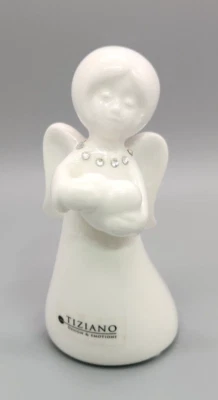 9.4 Tiziano Design Deko Keramik Figur Engel mit Herz H: 11,5 cm - Bild 1 von 4