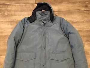Penfield Trailwear Mens Blue Goose Down Puffer Puffy Jacket Coat Large Vintage - Picture 1 of 9