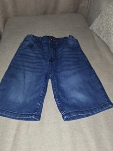 boys tommy hilfiger jean shorts size 12, dark denim - Picture 1 of 4