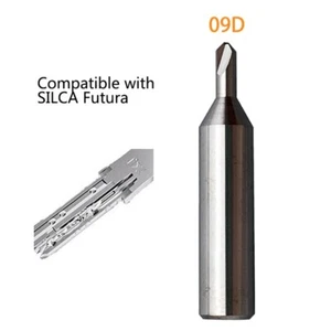 Cortador 09D para llaves de hoyuelo DOM EVVA Compatible con SILCA Futura - Imagen 1 de 3