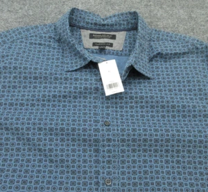 Banana Republic Shirt Mens XL Blue Camden Fit Long Sleeve Button Up Adult XL NEW - Picture 1 of 11