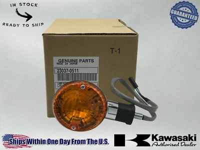 KWASAKI GENUINO OEM 2006-23 VULCAN 900 CLÁSICO DELANTERO LT INTERMITENTE 23037-0511 Foto 1 de 4