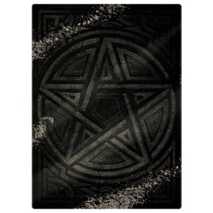 Gothic Pentagram Glass Chopping Board, Wiccan Pagan Protection Supernatural Star - Picture 1 of 3