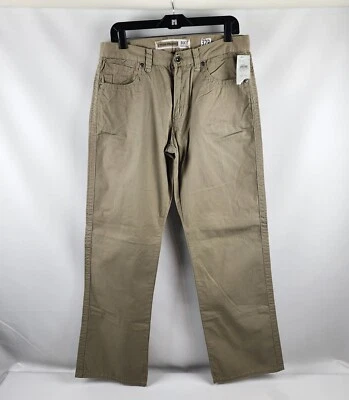 BKE Casuals Pants Mens 32R Tyler Straight Chino Tan Khaki (32x32) NWT - Image 1 of 4