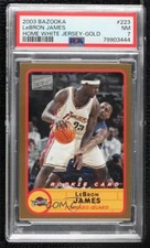 2003-04 Bazooka Gold LeBron James (White Jersey) #223 PSA 7 Rookie RC