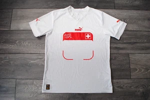 SWITZERLAND NATIONAL TAM AWAY FOOTBALL SHIRT 2022 2023 SOCCER JERSEY MENS MEDIUM - Picture 1 of 10