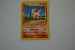 1999 Base Set German Ponita 60/102 Pokemon Card - Picture 1 of 2