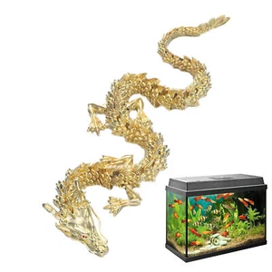 3D Printed Lucky Dragon Toys Poseable Joints Articulated Figurines Home Decor - Picture 1 of 10