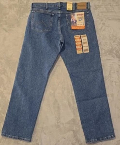 Wrangler Mens Jeans 36x32 Blue Rugged Wear Advanced Comfort Stretch Normcore - Picture 1 of 17